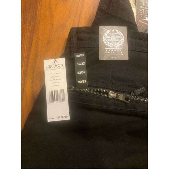 Jordan Craig Men’s Black High-Rise Legacy Edition Cargo Pants Size 32/32 NWT - Picture 10 of 12